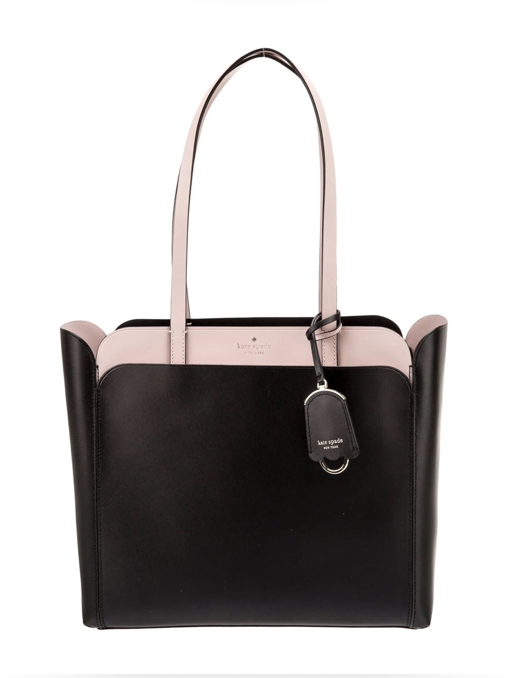 kate spade Black and Blush Leather Tote